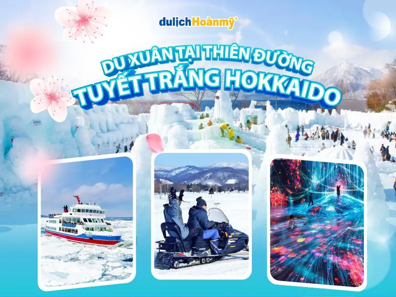 Thuê xe du lịch Hokkaido - Thiên đường tuyết
